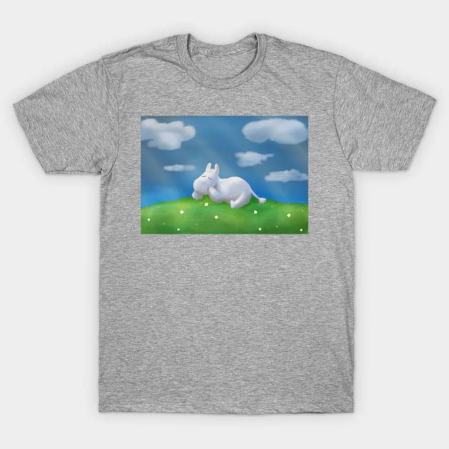 Chillin moomin T-Shirt by giulia ashidani